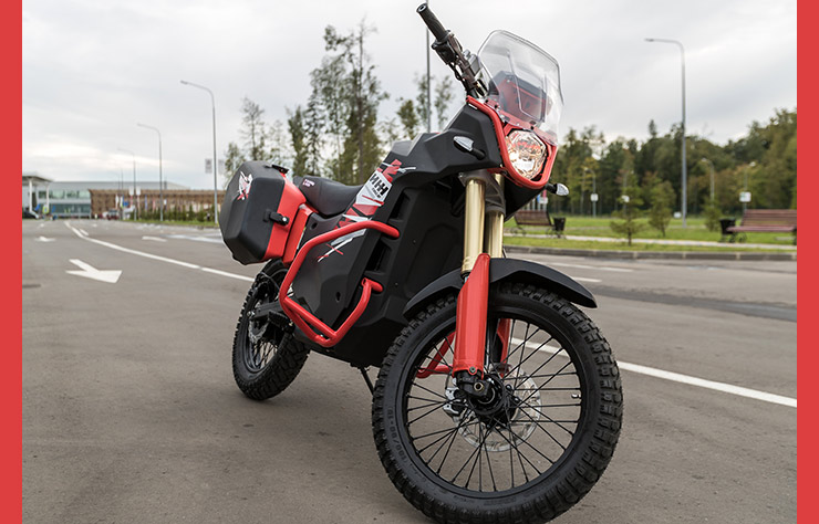 Moto électrique Kalashnikov