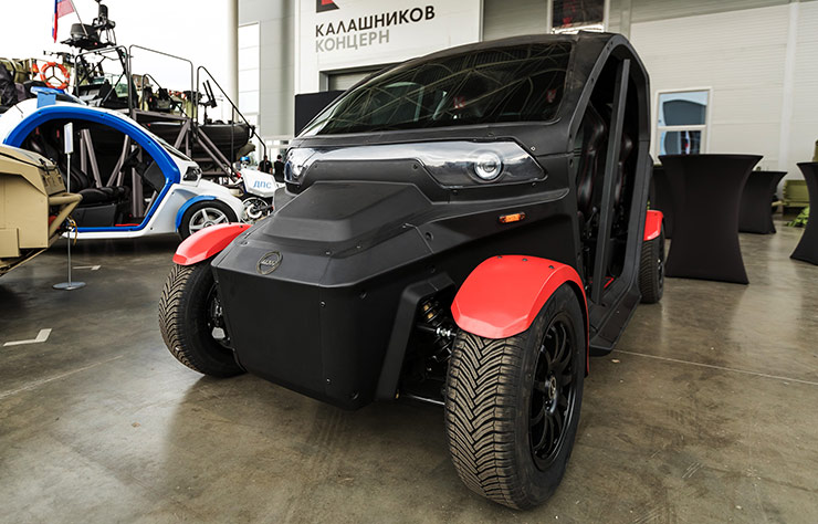 Voiturette électrique Kalashnikov