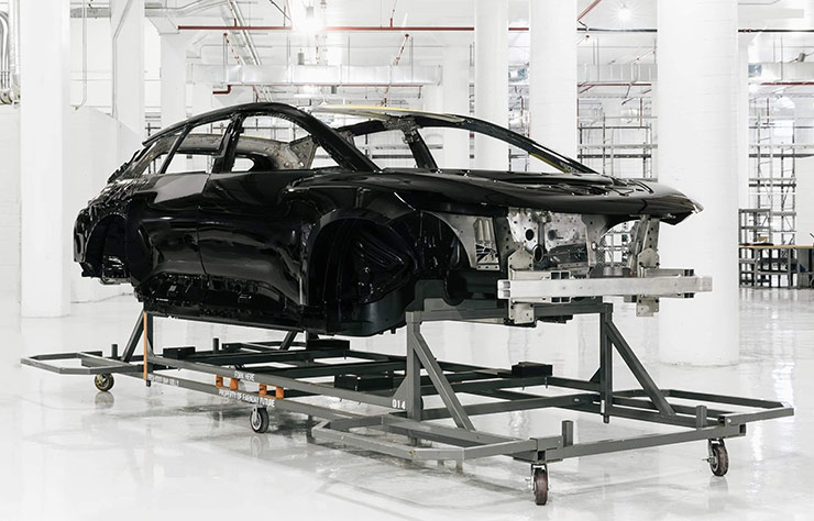 Berline électrique FF91 de Faraday Future