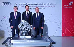 L'usine Audi de Gyor a débuté la production des moteurs électriques de l'e-tron