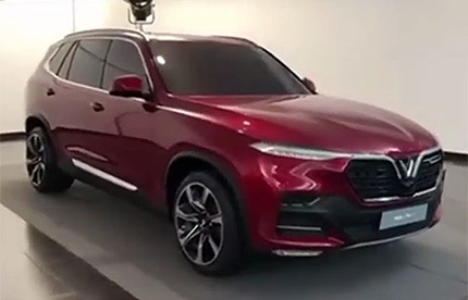 Maquette du SUV Vinfast