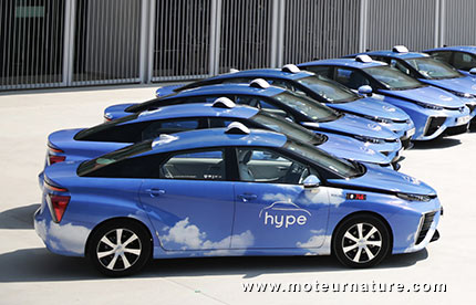 100 taxis à hydrogène roulent à Paris