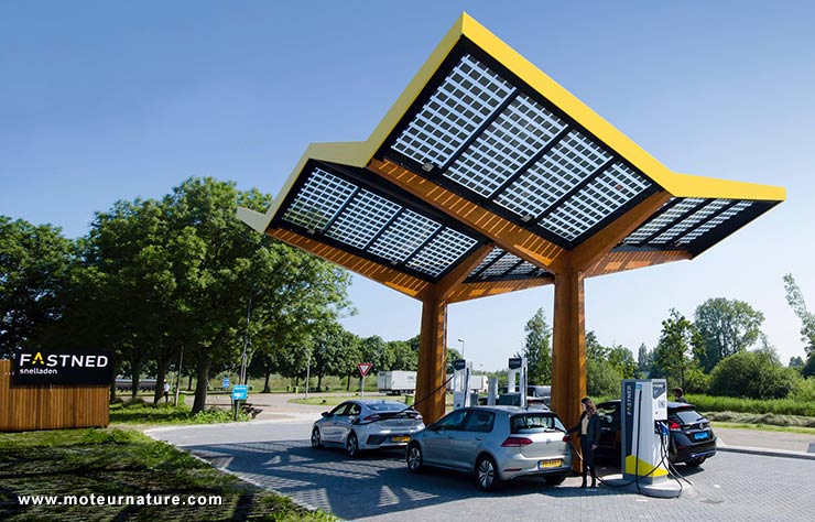 Borne de recharge 350 kw en Allemagne