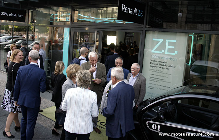 Showroom Renault électriques à Berlin