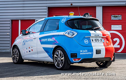 Renault Zoé autonome à Rouen