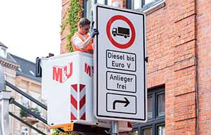 Hambourg : les diesels non Euro 6 interdits