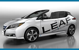 Une Nissan Leaf Targa pour fêter son succès au Japon