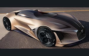 Le très étrange concept DS X E-Tense