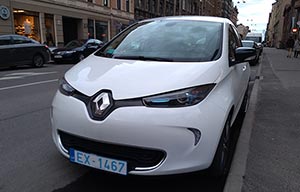 Une Renault Zoé est arrivée en Lettonie