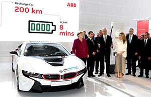 Les bornes de recharge ABB 350 kW honorées en Allemagne