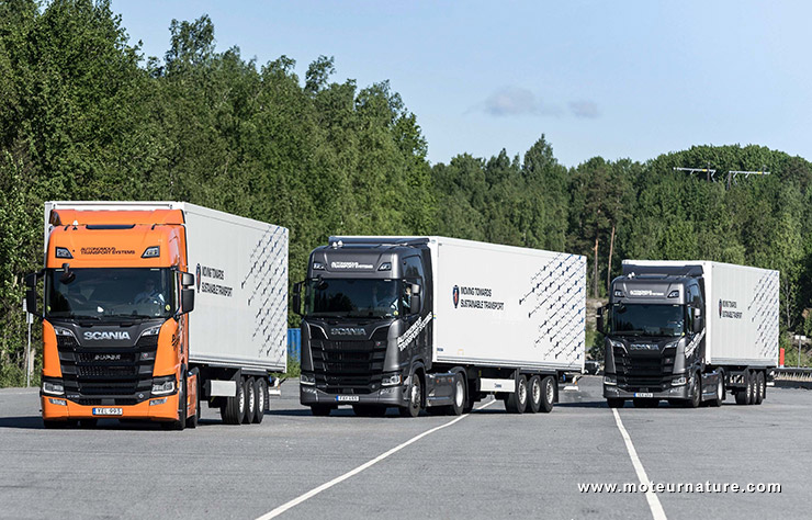 Platooning avec Scania