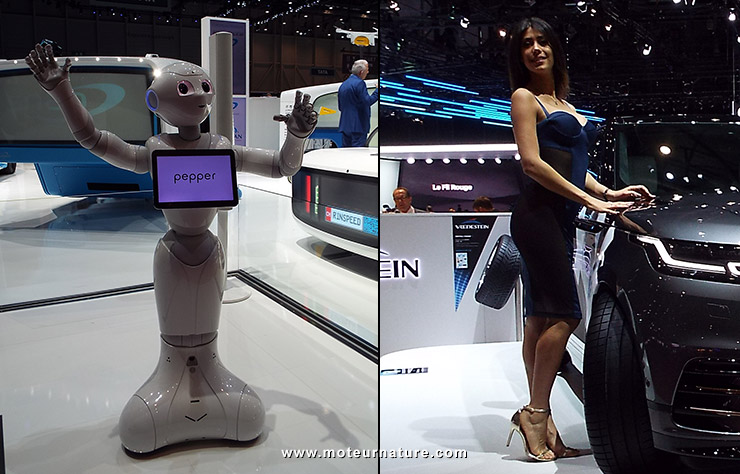 Femme et robot