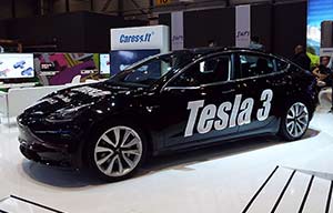 La Tesla Model 3 à Genève