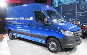 Ambitions moyennes pour le Mercedes Sprinter électrique