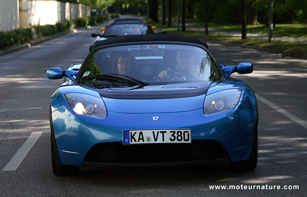 Une batterie de 70 kWh dans le roadster Tesla
