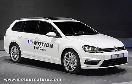 Concept Volkswagen Golf HyMotion à hydrogène