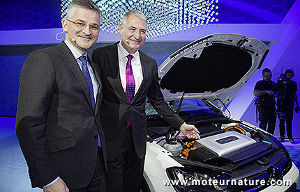 Concept Volkswagen Golf HyMotion à hydrogène