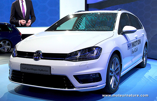 Concept Volkswagen Golf HyMotion à hydrogène