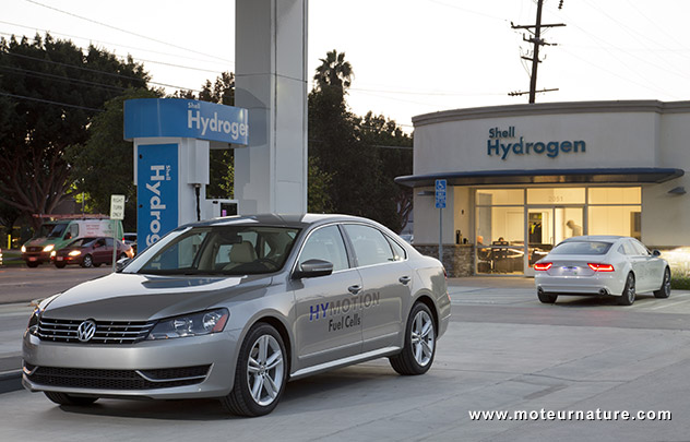 Prototype Volkswagen Passat HyMotion à hydrogène