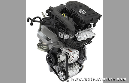 La Volkswagen Polo BlueMotion avec un moteur essence