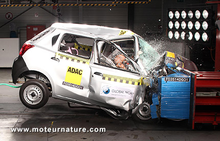 La Datsun Go testée par le Global NCAP