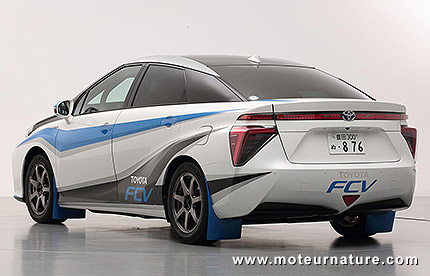 La Toyota à hydrogène voiture zéro en rally