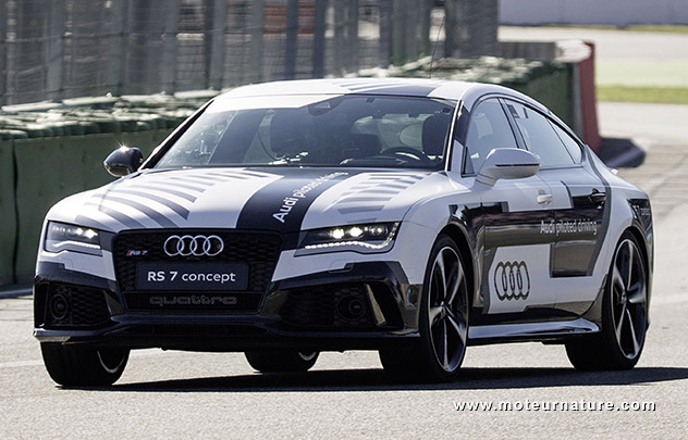 Audi RS7 à Hockenheim, bien, mais non autonome