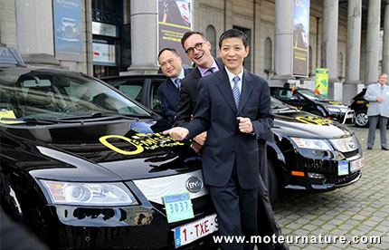 Les taxis électriques BYD E6 ont convaincu Bruxelles