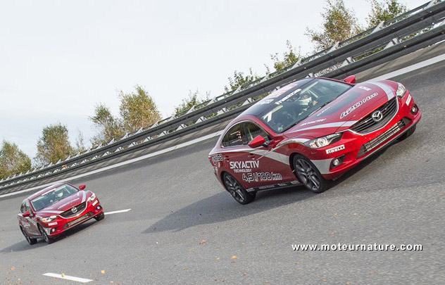 Mazda 6 SkyActiv : 5300 km en 24 heures