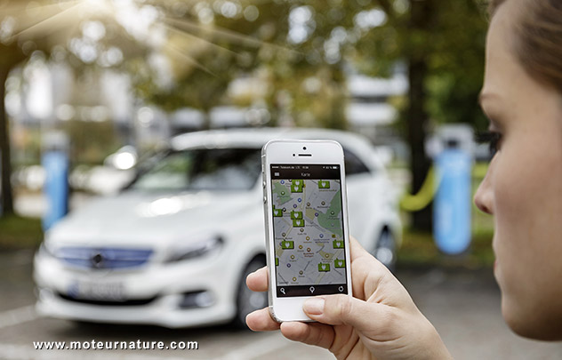 Localiser et payer ses recharges : Mercedes lance sa propre app