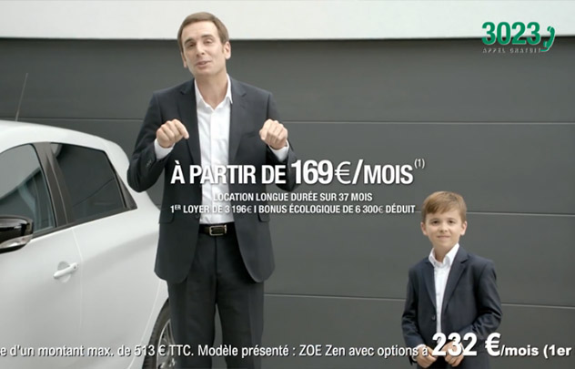 Renault Zoé à 169 €