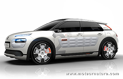 Démonstrateur technologique Citroën C4 Cactus Airflow hybride-air