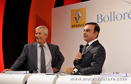 Vincent Bolloré et Carlos Ghosn