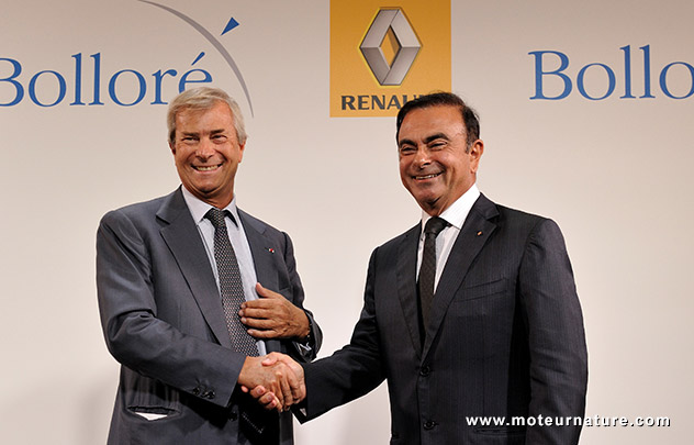 Vincent Bolloré et Carlos Ghosn