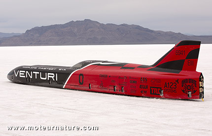 La Venturi VBB-3 à Bonneville