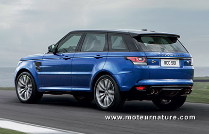 Les performances mises en avant sur le Range Rover Sport SVR