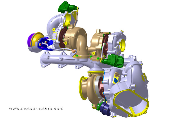 Suraimentation à 3 turbos de la BMW 550d