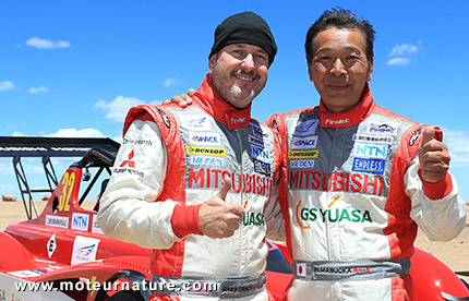 Pikes Peak : les Mitsubishi électriques 2° et 3°