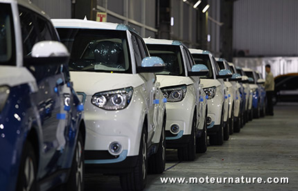 Le Kia Soul EV est entré en production
