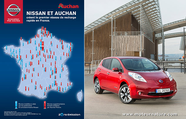 Bornes de charge : Auchan leader devant Leclerc