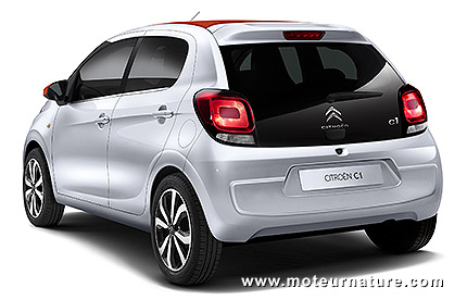 La seconde des triplés, la Citroën C1