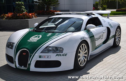 Bugatti Veyron pour la police à Dubaï