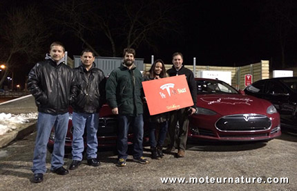 Tesla Model S dans le Midwest