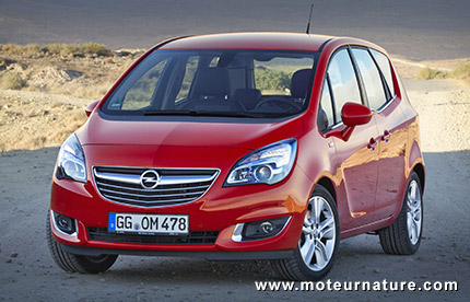 L'Opel Meriva super propre : Euro 6 et 99 g/km de CO2