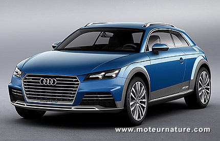 Audi allroad shooting brake plug-in hybrid concept