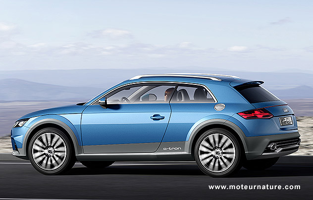 Audi allroad shooting brake plug-in hybrid concept