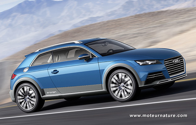 Audi allroad shooting brake plug-in hybrid concept