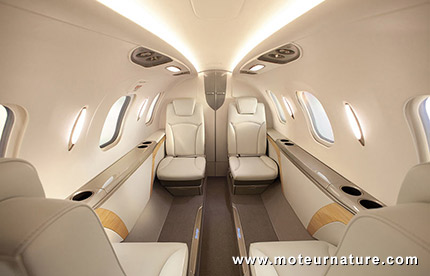 Intérieur du HondaJet