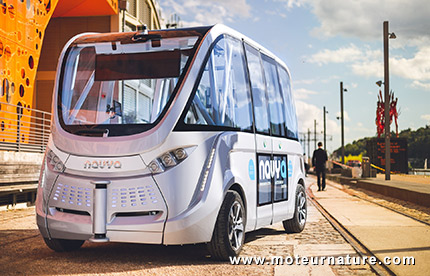 Navette électrique autonome Navya Arma à Sion