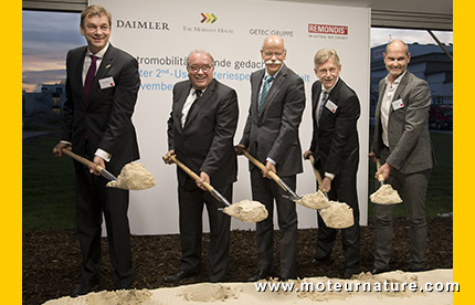 Daimler leader mondial pour réutiliser les batteries de VE